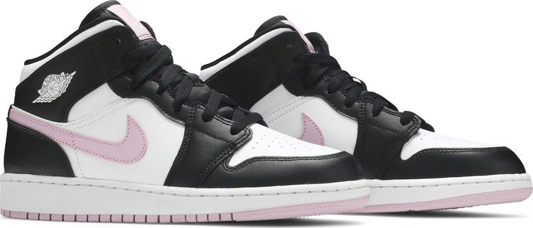 Nike Air Jordan 1 Mid GS 'White Light Arctic Pink'