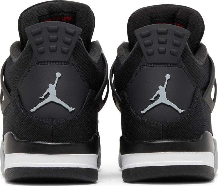 Nike Air Jordan 4 Retro 'Black Canvas'