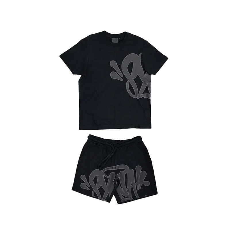 Conjunto Shorts Synaworld Preto/Cinza